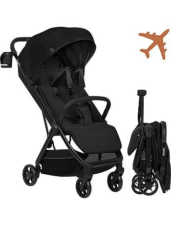 Cochecito ultracompacto LIONELO Julie Air - Compatible con aviones - Ligero - Plegado rápido