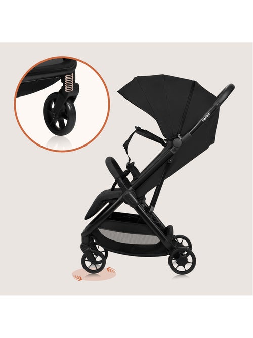 Cochecito ultracompacto LIONELO Julie Air - Compatible con aviones - Ligero - Plegado rápido - Kiabi
