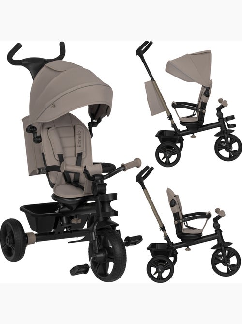 Cochecito y triciclo de bebé lionelo haari - hasta 25 kg - asiento reversible - cesta y bolso inclui - Kiabi