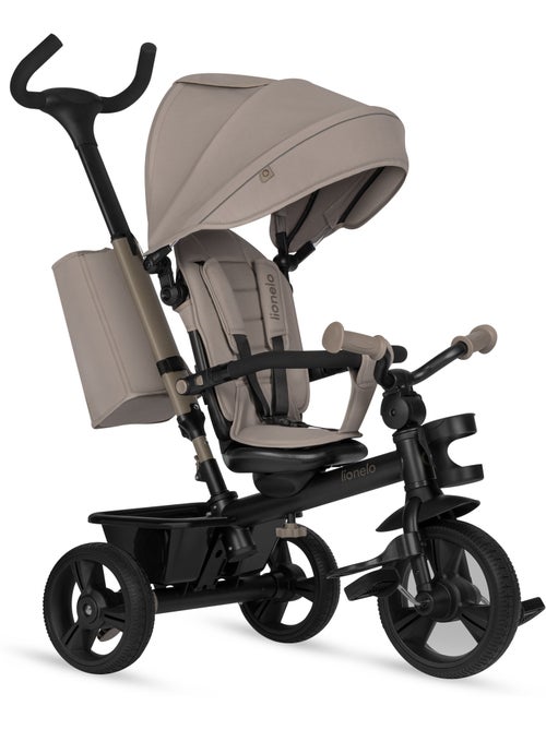 Cochecito y triciclo de bebé lionelo haari - hasta 25 kg - asiento reversible - cesta y bolso inclui - Kiabi