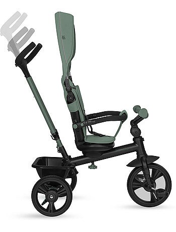 Cochecito y triciclo de bebé lionelo haari - hasta 25 kg - asiento reversible - cesta y bolso inclui