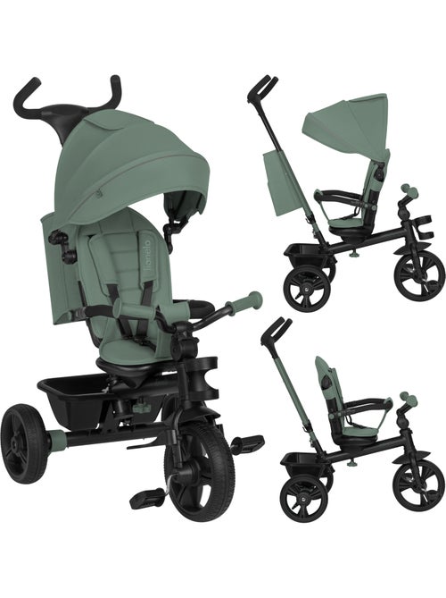 Cochecito y triciclo de bebé lionelo haari - hasta 25 kg - asiento reversible - cesta y bolso inclui - Kiabi
