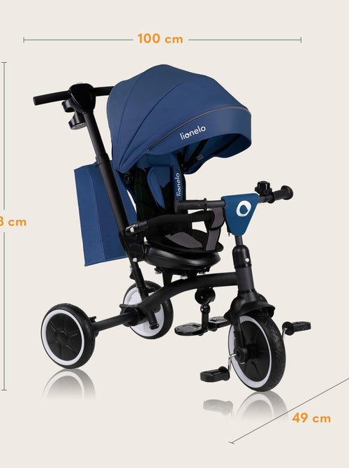 Cochecito y triciclo de bebé LIONELO Tris Plus - Hasta 25 kg - Asiento reversible - Accesorios inclu - Kiabi