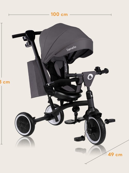 Cochecito y triciclo de bebé LIONELO Tris Plus - Hasta 25 kg - Asiento reversible - Accesorios inclu - Kiabi