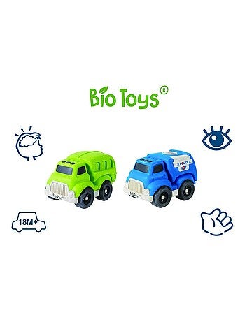 Coches deslizantes Lote de vehículos de transporte 18*11*13cm (2 piezas)