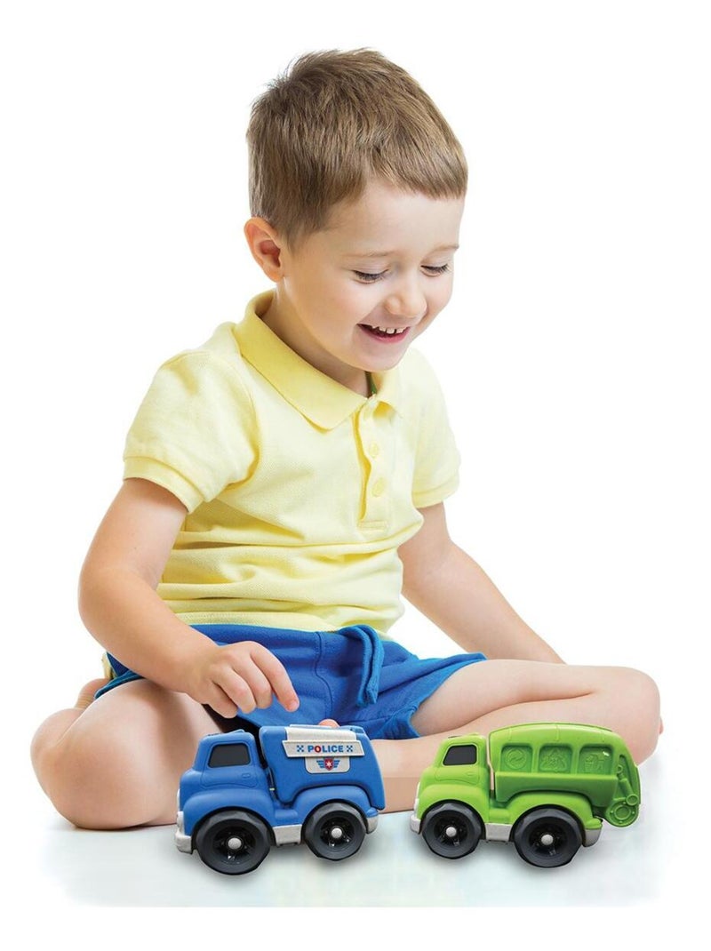 Coches deslizantes Lote de vehículos de transporte 18*11*13cm (2 piezas) Multicolor - Kiabi