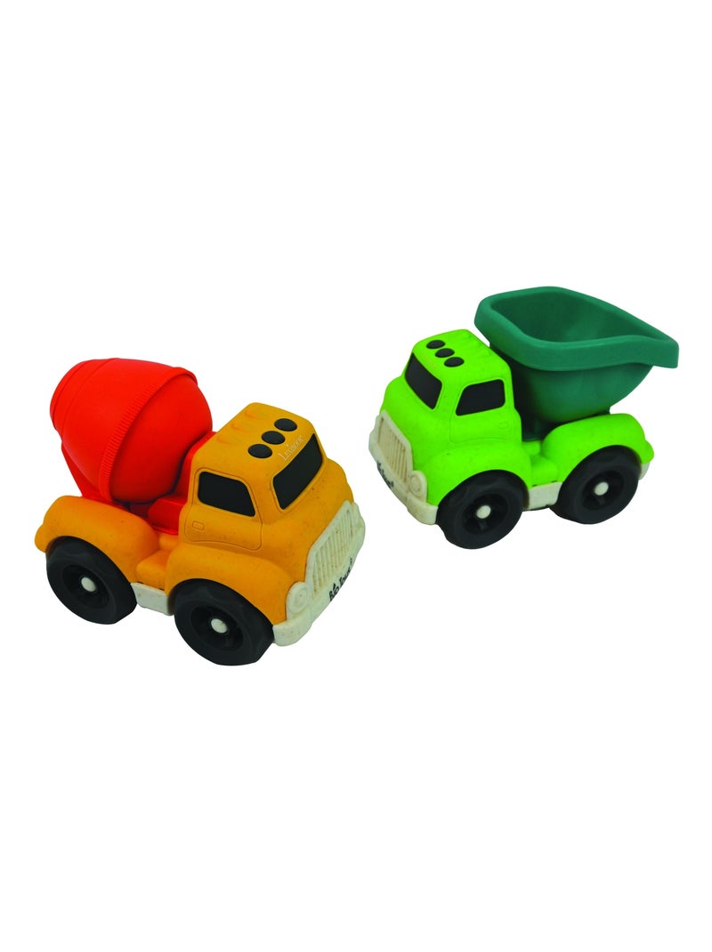 Coches deslizantes Paquete de vehículos para maquinaria pesada 18*11*13cm (2 piezas) Multicolor - Kiabi