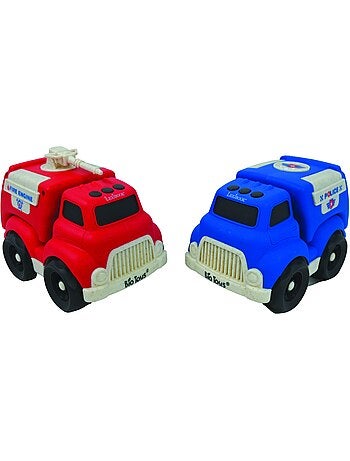Coches pequeños – Pack de policía y camión de bomberos