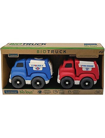 Coches pequeños – Pack de policía y camión de bomberos