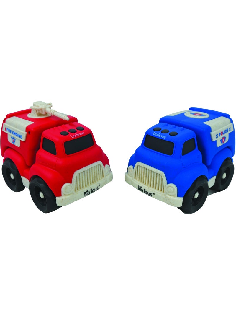 Coches pequeños – Pack de policía y camión de bomberos Multicolor - Kiabi