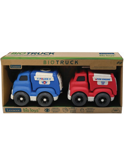 Coches pequeños – Pack de policía y camión de bomberos - Kiabi