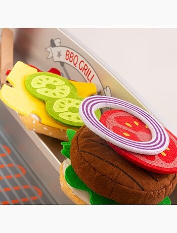 Cocina barbacoa con patas para niños con 14 accesorios 'Roba BBQ Grill'