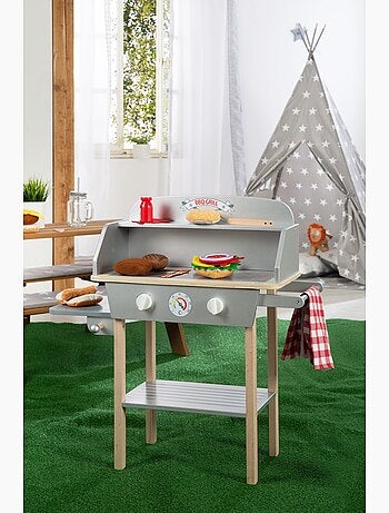 Cocina barbacoa con patas para niños con 14 accesorios 'Roba BBQ Grill'