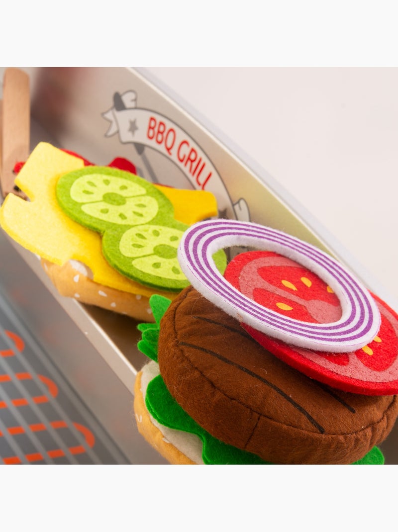 Cocina barbacoa con patas para niños con 14 accesorios 'Roba BBQ Grill' Gris - Kiabi