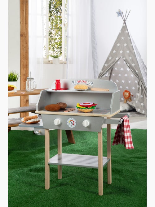 Cocina barbacoa con patas para niños con 14 accesorios 'Roba BBQ Grill' - Kiabi Cocina barbacoa con patas para niños con 14 accesorios 'Roba BBQ Grill' - Kiabi