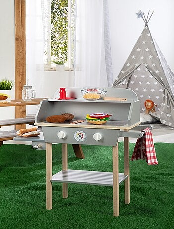 Cocina barbacoa con patas para niños con 14 accesorios 'Roba BBQ Grill'