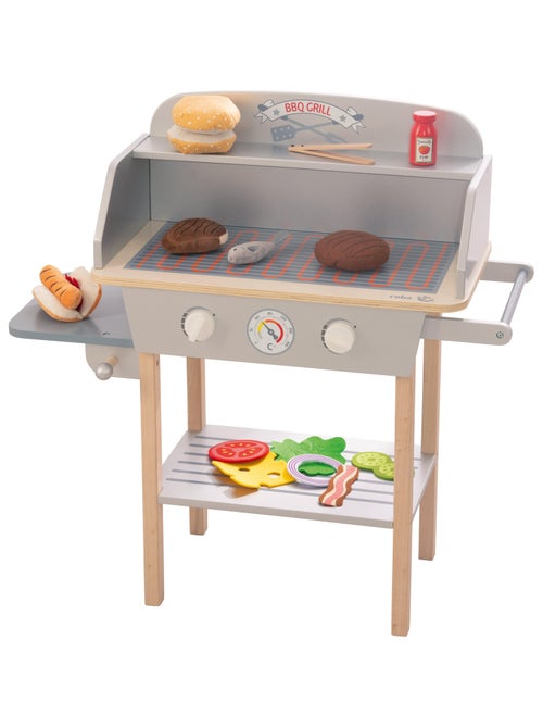 Cocina barbacoa con patas para niños con 14 accesorios 'Roba BBQ Grill' - Kiabi