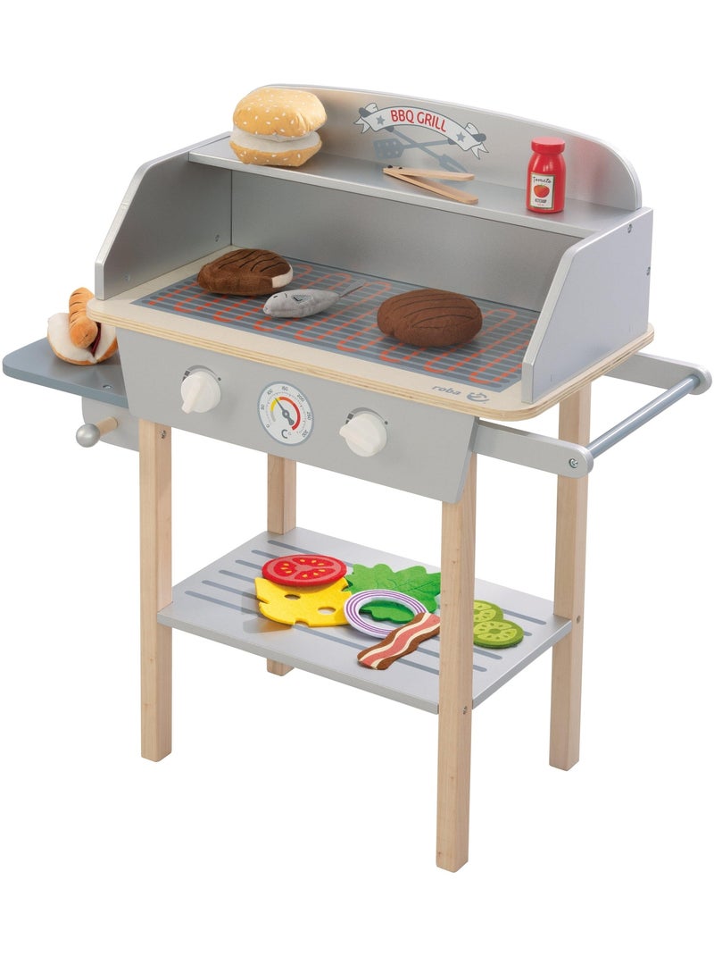 Cocina barbacoa con patas para niños con 14 accesorios 'Roba BBQ Grill' N/D - Kiabi