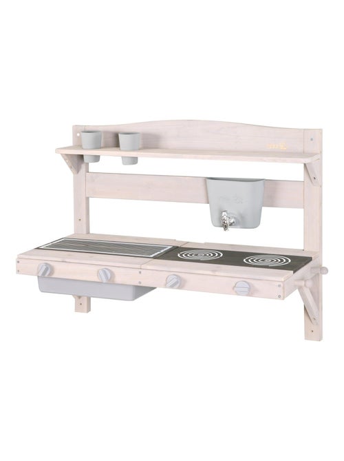 Cocina colgante para niños - cocina exterior en madera maciza 'Roba' - Kiabi