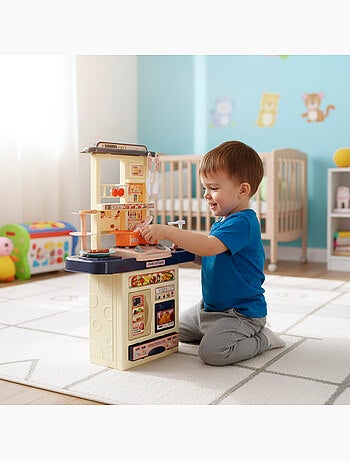 Cocina de juguete con alimentos luz y sonido my home