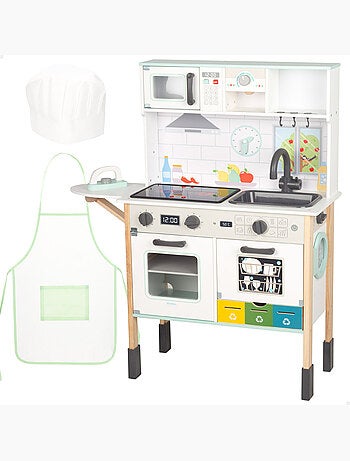 Cocina de madera eléctrica con accesorios WOOMAX