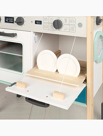 Cocina de madera eléctrica con accesorios WOOMAX