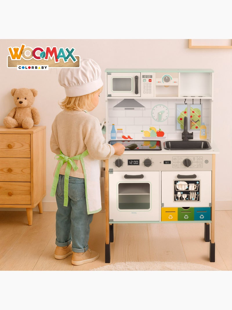 Cocina de madera eléctrica con accesorios WOOMAX N/D - Kiabi