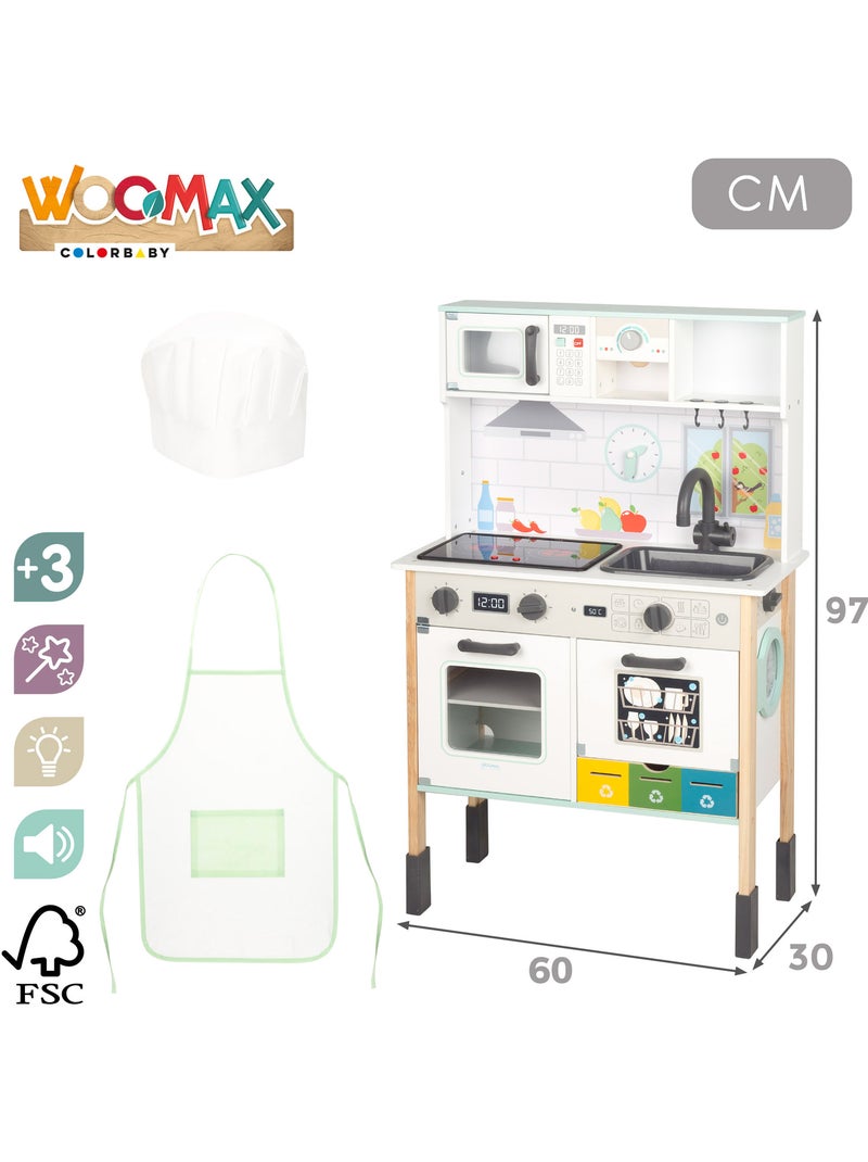 Cocina de madera eléctrica con accesorios WOOMAX N/D - Kiabi