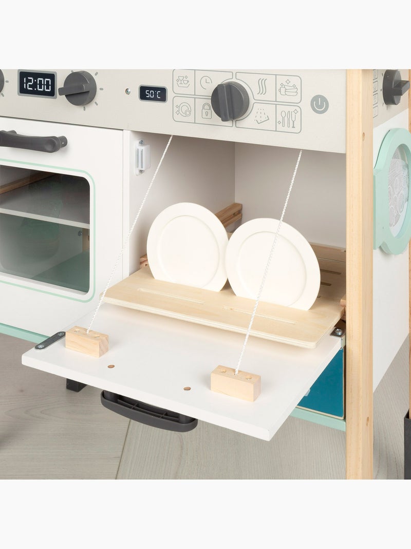 Cocina de madera eléctrica con accesorios WOOMAX N/D - Kiabi