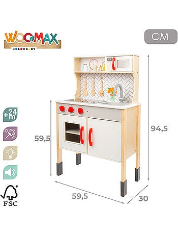 Cocina de madera eléctrica WOOMAX