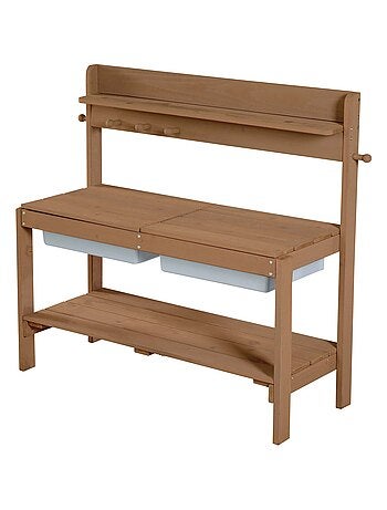 Cocina exterior para niños en madera maciza resistente a la intemperie 'Roba Fun Outdoor+'