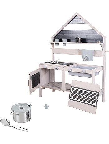 Cocina exterior en forma de casa para niños con accesorios 'Roba'