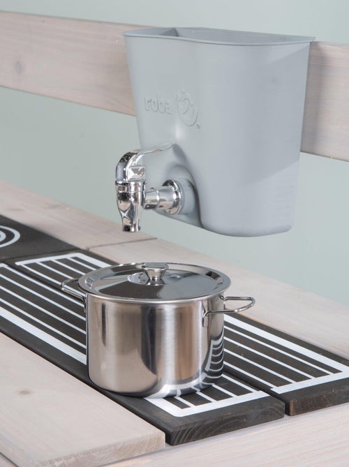 Cocina exterior para niños en madera maciza con accesorios 'Roba' - Kiabi