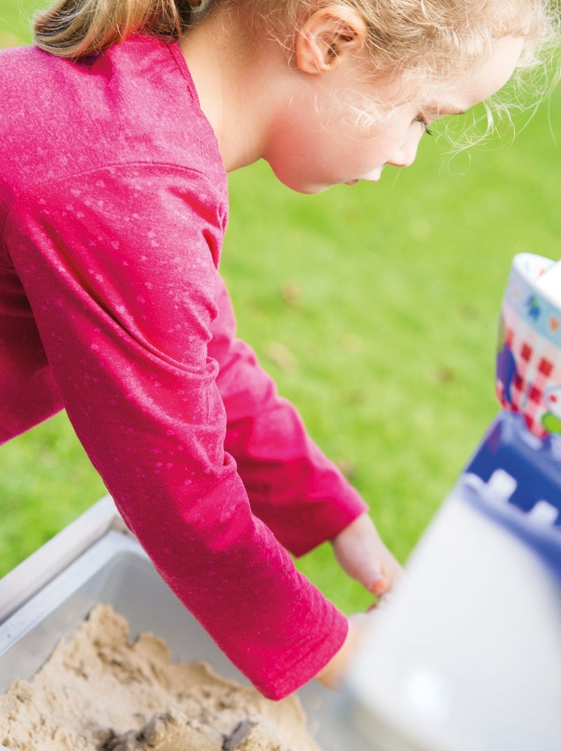 Cocina exterior para niños en madera maciza resistente a la intemperie 'Roba Fun Outdoor+' Gris - Kiabi