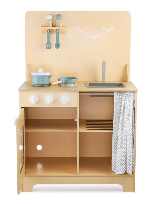 Cocina infantil de madera con LED y accesorios Mamabrum - Kiabi