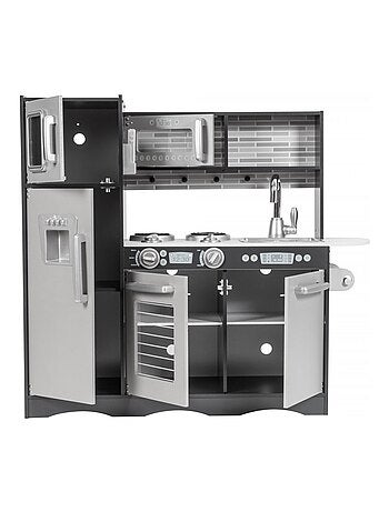 Cocina infantil de madera con LED y delantal 93x83 Mamabrum