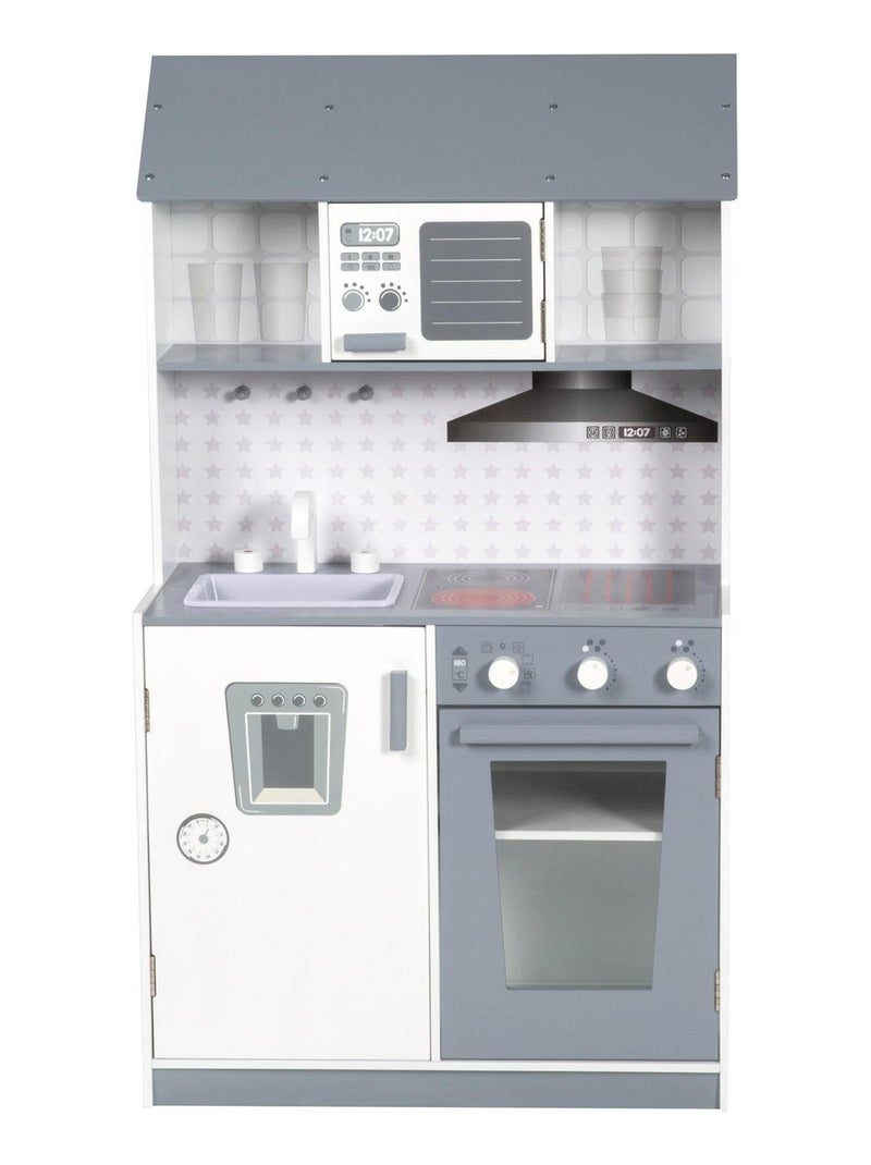 Cocina infantil en madera con cocina y refrigerador para niña y niño 'Roba' N/D - Kiabi