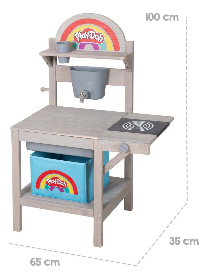 Cocina infantil exterior con kit de plastilina y accesorios 'roba x Play-Doh' N/D - Kiabi