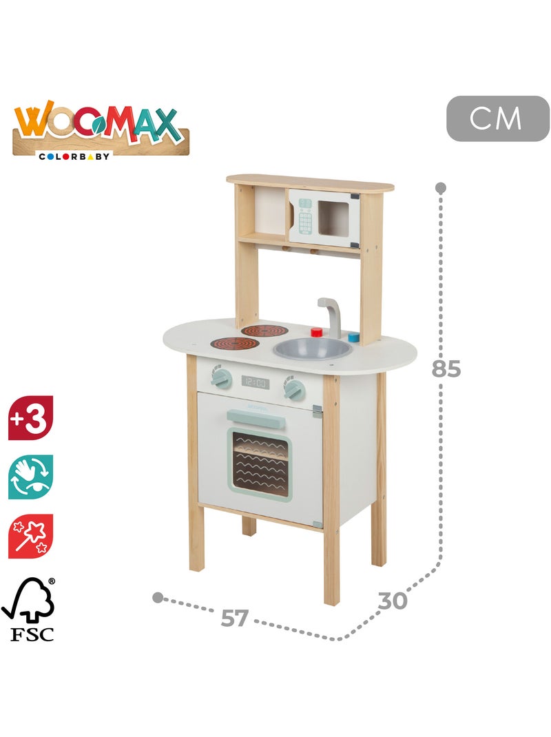Cocinita de madera con utensilios WOOMAX N/D - Kiabi