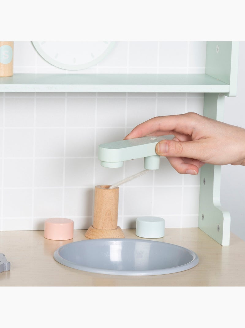 Cocinita madera c/elementos interactivos y accesorios WOOMAX N/D - Kiabi