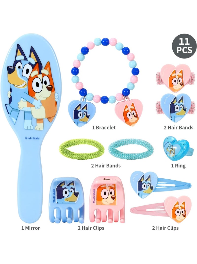 Cofre cabello niño Bluey : 11 accesorios pinzas, elásticos Multicolor - Kiabi