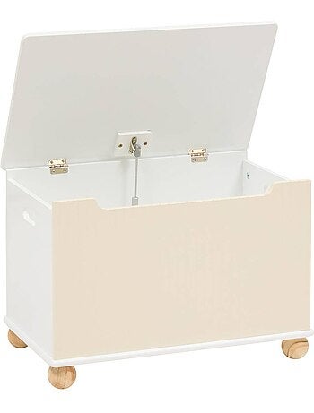 Cofre cerrado infantil bouli beige 60x36x41,5 cm
