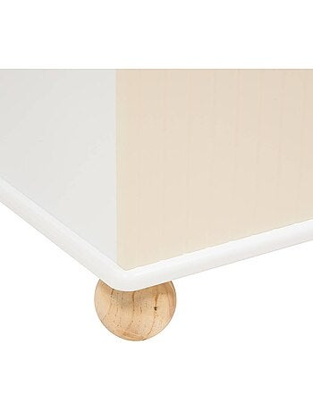 Cofre cerrado infantil bouli beige 60x36x41,5 cm