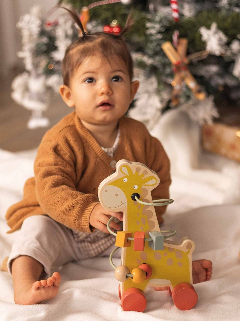 Cofre de 3 juguetes de estimulación de madera Multicolor - Kiabi