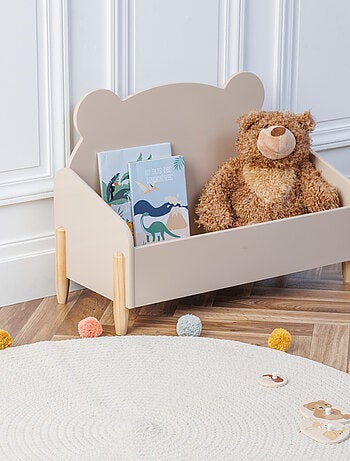 Cofre de almacenamiento infantil con forma de osito