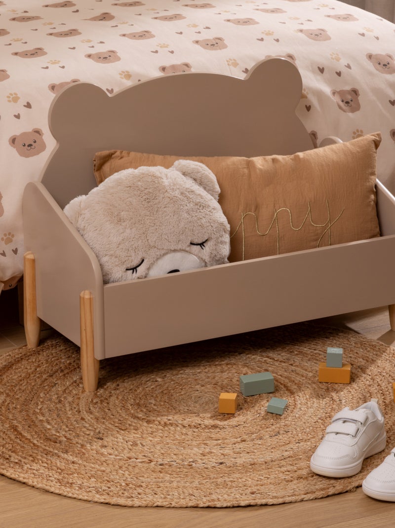Cofre de almacenamiento infantil con forma de osito Marrón claro - Kiabi