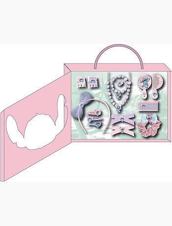 Cofre de cabello niño Stitch: 21 accesorios de peinado y joyas