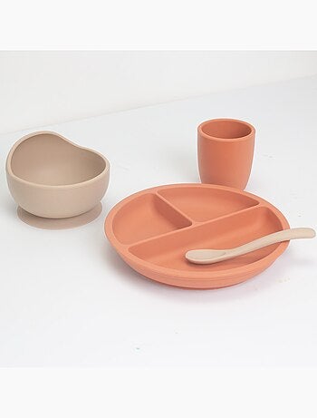 Cofre de comida de silicona para bebé - 4 piezas