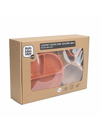 Cofre de comida de silicona para bebé - 4 piezas