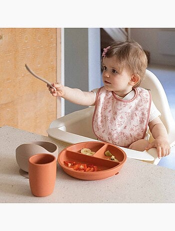 Cofre de comida de silicona para bebé - 4 piezas